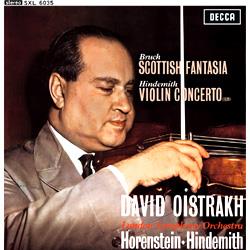 Bruch / Hindemith - Scottish Fantasia / Oistrakh      (180 gram)