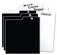 Record Storage Dividers  (25)